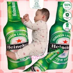 Gấu Bông 3D hình Chai Bia - Gấu Bông hình Chai Bia Heniken