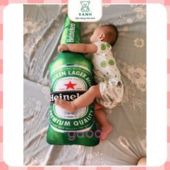 Gấu Bông 3D hình Chai Bia - Gấu Bông hình Chai Bia Heniken