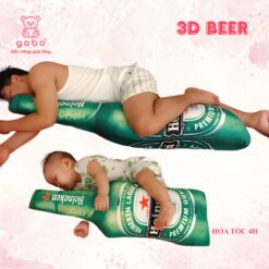 Gấu Bông 3D hình Chai Bia - Gấu Bông hình Chai Bia Heniken