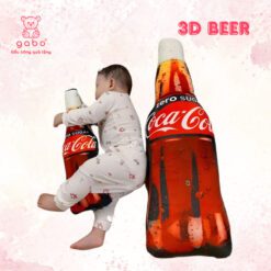 Gối ôm 3d Bia Tiger, Gấu Bông Chai Bia