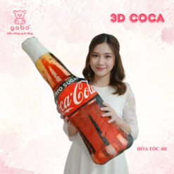 Gấu Bông 3D Hình Chai Coca - Gối Ôm 3D Chai Coca