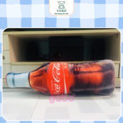 Gấu Bông 3D Hình Chai Coca - Gối Ôm 3D Chai Coca