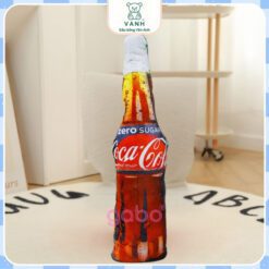 Gấu Bông 3D Hình Chai Coca - Gối Ôm 3D Chai Coca