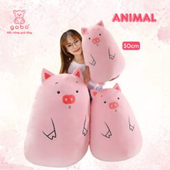 Gấu Bông Animal Size 50 Béo Ú Cute - Gối Ôm Animal