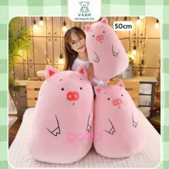 Gấu Bông Animal Size 50 Béo Ú Cute - Gối Ôm Animal 2 Gấu Bông Animal Size 50 Béo Ú Cute - Gối Ôm Animal
