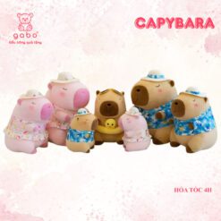 Capybara Mặc Đồ Đi Biển - Capybara Phao Vịt Đeo Kính