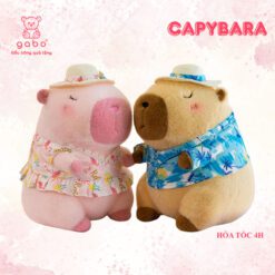 Capybara Mặc Đồ Đi Biển - Capybara Phao Vịt Đeo Kính