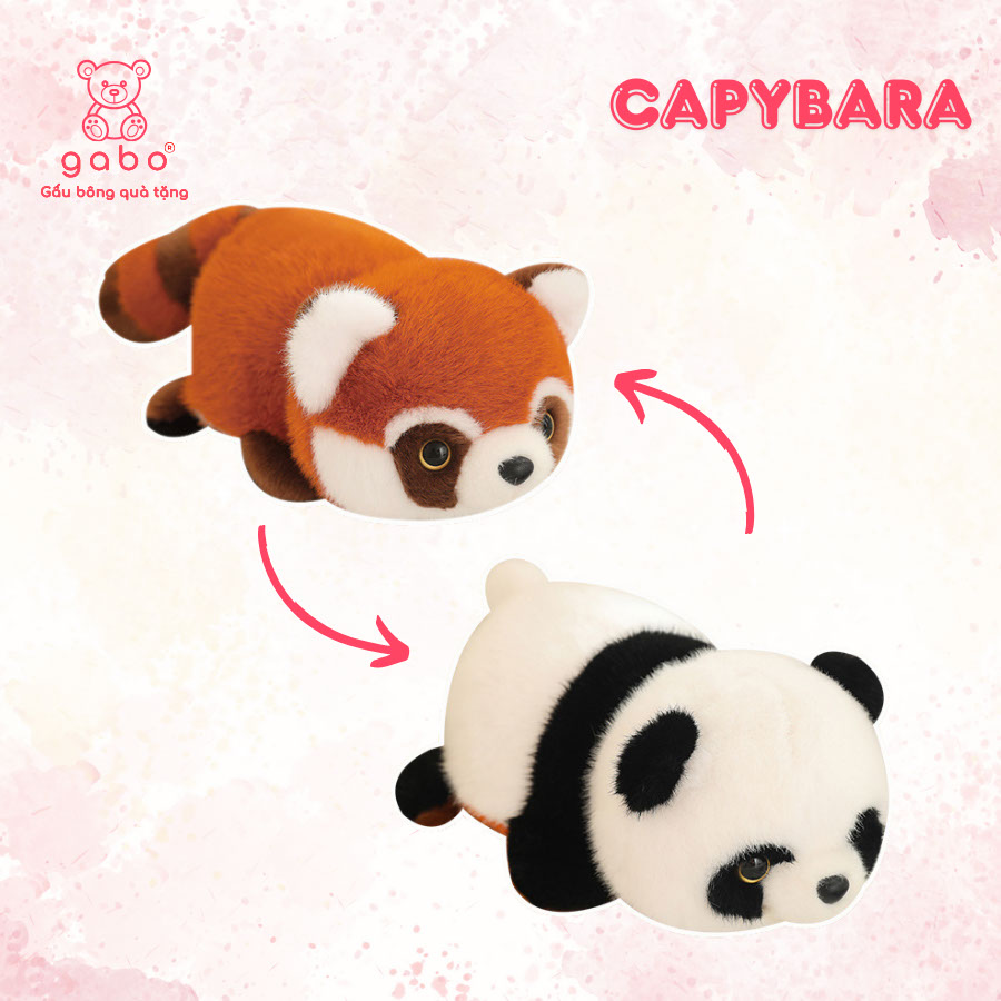 Gấu Trúc Lộn Chồn - Capybara Biến Hình 2in1 Hàng Quảng Châu
