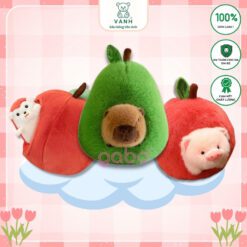 Gấu Bông Capybara Trong Quả Bơ
