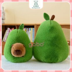 Gấu Bông Capybara Trong Quả Bơ – Heo Nhím Trong Quả Táo Đáng Yêu 5 Gấu Bông Capybara Trong Quả Bơ