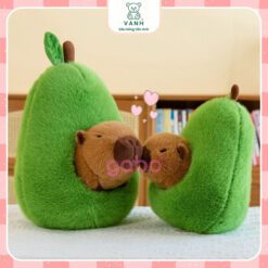 Gấu Bông Capybara Trong Quả Bơ – Heo Nhím Trong Quả Táo Đáng Yêu 4 Gấu Bông Capybara Trong Quả Bơ