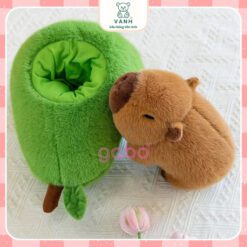 Gấu Bông Capybara Trong Quả Bơ – Heo Nhím Trong Quả Táo Đáng Yêu 3 Gấu Bông Capybara Trong Quả Bơ