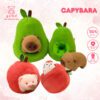 Gấu Bông Capybara Trong Quả Bơ – Heo Nhím Trong Quả Táo Đáng Yêu