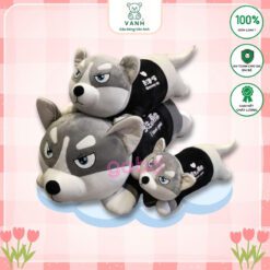 Gấu Bông Chó Husky - Chó Ngáo Size 1M5, Hướng Dẫn Chọn Kích Thước Gấu Bông Chó Husky Phù Hợp