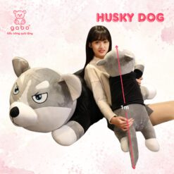 Gấu Bông Chó Husky - Chó Ngáo Size 1M5, Hướng Dẫn Chọn Kích Thước Gấu Bông Chó Husky Phù Hợp