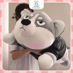 Gấu Bông Chó Husky - Chó Ngáo Size 1M5 - Chó Sói Ngáo Đáng Yêu 1 Gấu Bông Chó Husky - Chó Ngáo Size 1M5