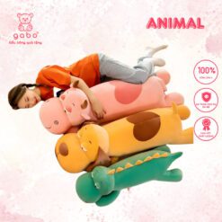 Gấu nhồi bông Chó Mũi Tim, Gối ôm Cún có mềm cho bé