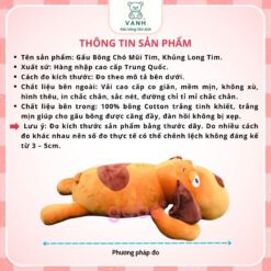 Gấu nhồi bông Chó Mũi Tim