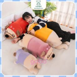 Gấu Bông Chó Pug Nằm cao cấp , Gối ôm chó pulldog mặt nhăn 3 Gấu Bông Chó Pug Nằm cao cấp , Gối ôm chó pulldog mặt nhăn