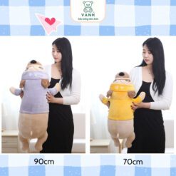 Gấu Bông Chó Pug Nằm cao cấp , Gối ôm chó pulldog mặt nhăn 6 Gấu Bông Chó Pug Nằm cao cấp , Gối ôm chó pulldog mặt nhăn