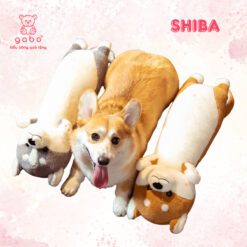 Gấu Bông Chó Shiba Đứng Lông Mịn - Chó Shiba Đứng