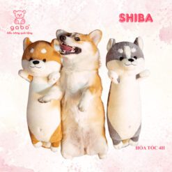Gấu Bông Chó Shiba Đứng Lông Mịn - Chó Shiba Đứng