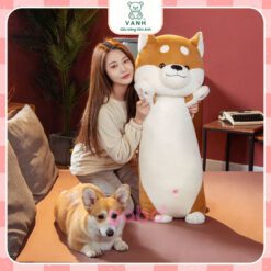 Gấu Bông Chó Shiba Đứng Lông Mịn - Chó Shiba Đứng 7 Gấu Bông Chó shiba đứng Lông mịn