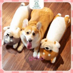 Gấu Bông Chó Shiba Đứng Lông Mịn - Chó Shiba Đứng 6 Gấu Bông Chó shiba đứng Lông mịn