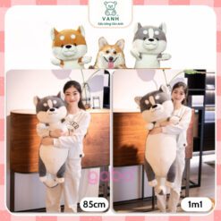 Gấu Bông Chó Shiba Đứng Lông Mịn - Chó Shiba Đứng 5 Gấu Bông Chó shiba đứng Lông mịn