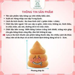 Gấu Bông Cục Shit Nhiều Biểu Cảm