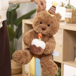 Gấu Bông Teddy Ôm Bánh Sinh Nhật 8 Gấu Bông Teddy Ôm Bánh Sinh Nhật