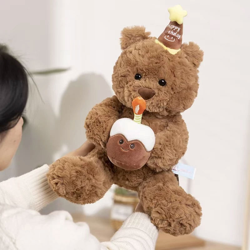 Gấu Bông Teddy Ôm Bánh Sinh Nhật 9 Gấu Bông Teddy Ôm Bánh Sinh Nhật, Gấu Bông Tặng Sinh Nhật Món Quà Dễ Thương Cho Bé