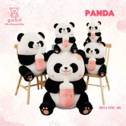 Gấu Bông Gấu trúc Ôm Bình Sữa, Pan Da Cầm Bình Sữa 2 Gấu Panda Ôm Bình Sữa - Gấu Trúc Ôm Bình Sữa