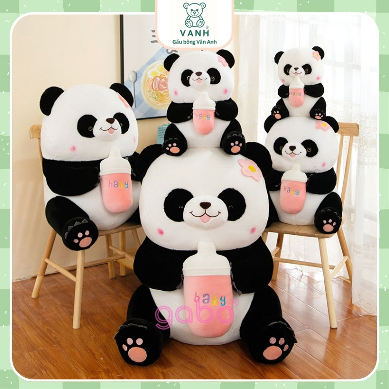 Gấu Bông Gấu trúc Ôm Bình Sữa, Pan Da Cầm Bình Sữa 11 Gấu Panda Ôm Bình Sữa - Gấu Trúc Ôm Bình Sữa