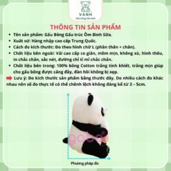 Gấu Bông Gấu trúc Ôm Bình Sữa, Pan Da Cầm Bình Sữa 7 Gấu Panda Ôm Bình Sữa - Gấu Trúc Ôm Bình Sữa