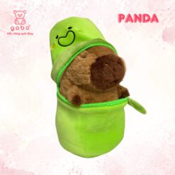 Gấu Bông Capybara Trong Ống Tre 2in1 - Gấu Trúc Ống Tre
