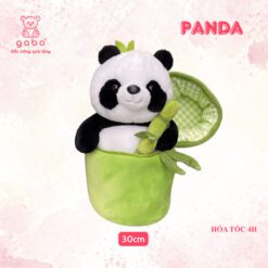 Gấu Bông Capybara Trong Ống Tre 2in1 - Gấu Trúc Ống Tre