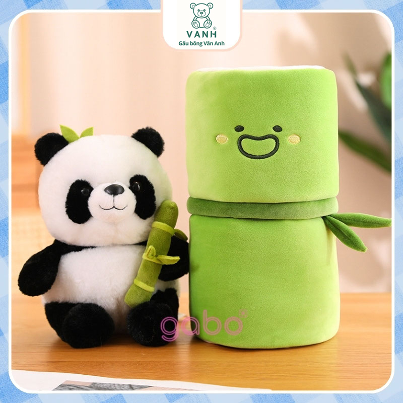 Gấu Bông Capybara Trong Ống Tre 2in1 - Gấu Trúc Ống Tre 10 Gấu Bông Capybara Trong Ống Tre 2in1 - Gấu Trúc Ống Tre