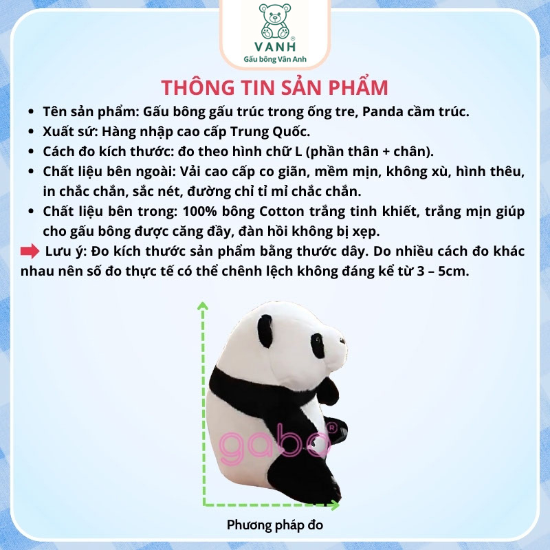 Xưởng sản xuất kinh doanh thú bông quà tặng Quảng Châu cao cấp Gấu Bông Capybara Trong Ống Tre 2in1 - Gấu Trúc Ống Tre