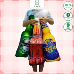 Gối ôm 3d Bia Tiger, Gấu Bông Chai Bia