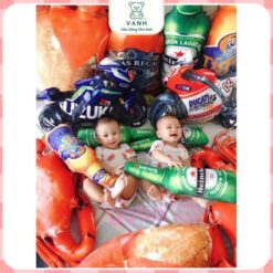 Gối ôm 3d Bia Tiger, Gấu Bông Chai Bia