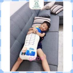 Gối Ôm 3D Hình Bình Sữa - Gấu Bông Bình Sữa