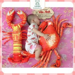 Gối Ôm 3D Con Cua - Gối Ôm Cho Bé Ngủ 1 Gối Ôm 3D Con Cua - Gối Ôm Cho Bé Ngủ