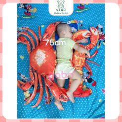 Gối Ôm 3D Con Cua - Gối Ôm Cho Bé Ngủ 6 Gối Ôm 3D Con Cua - Gối Ôm Cho Bé Ngủ