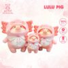 Gấu Bông Heo Lulu Cosplay Cua Hồng, Heo Mặc Áo Cua Cute