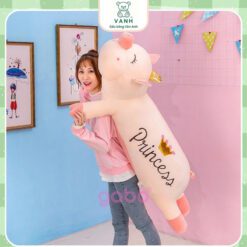 Gấu bông Heo nằm cánh tim Goodnight, Heo thiên thần size 1m1 4 Gấu bông Heo nằm cánh tim Goodnight, Heo thiên thần size 1m1