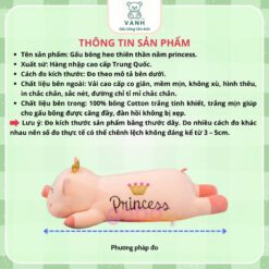 Gấu bông Heo nằm cánh tim Goodnight, Heo thiên thần size 1m1 7 Gấu bông Heo nằm cánh tim Goodnight, Heo thiên thần size 1m1