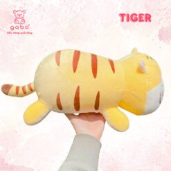 Gấu bông Hổ Mũi Tim, Gối Ôm Cọp Vàng Mặt Ngáo