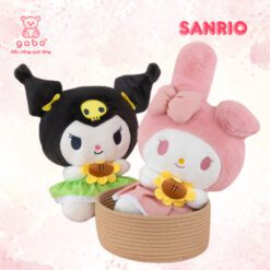 Gấu bông Kuromi Melody Ôm Hoa Hướng Dương