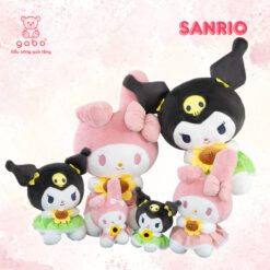 Gấu bông Kuromi Melody Ôm Hoa Hướng Dương